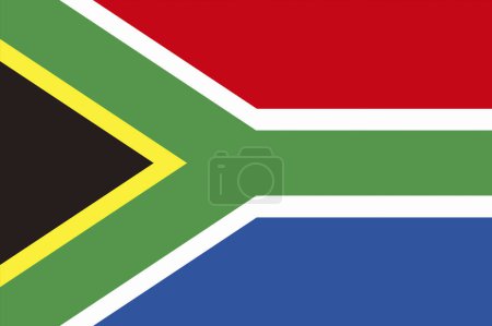 Téléchargez les photos : Le drapeau national de l'Afrique du Sud - en image libre de droit