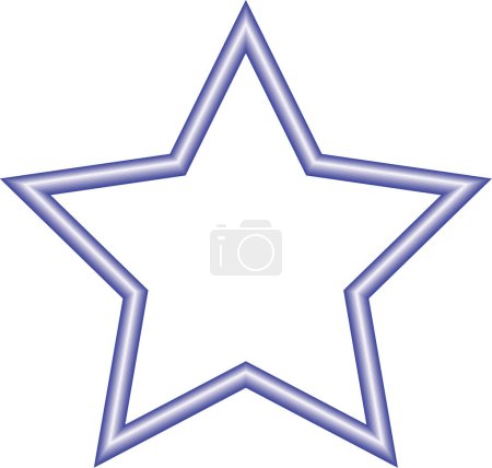 Photo for Star icon, symbol, vector illustration - Royalty Free Image