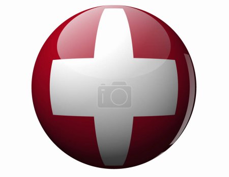 Photo for The National Flag Of Switzerland - Royalty Free Image