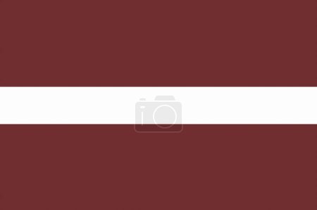 Foto de La bandera nacional de Letonia - Imagen libre de derechos