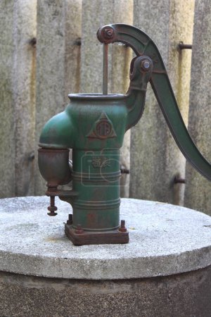 Photo for Old water pump for water - Royalty Free Image