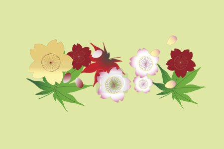 Photo for Colorful background with assorted flowers - Royalty Free Image