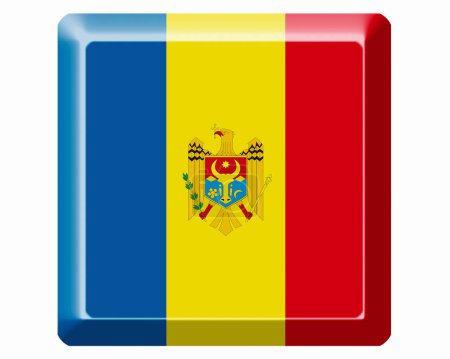 Photo for The National Flag Of Moldova - Royalty Free Image