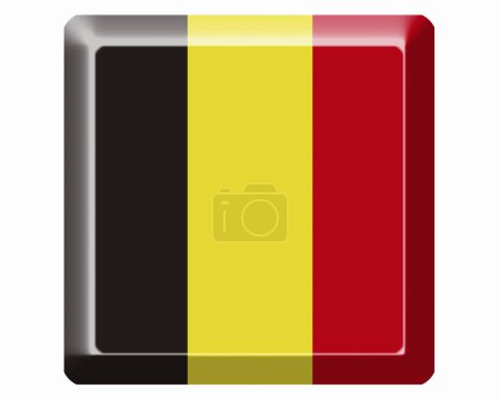 Foto de La bandera nacional de Bélgica - Imagen libre de derechos