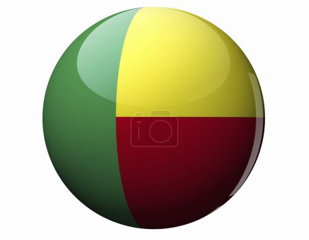 Téléchargez les photos : Le drapeau national du Bénin - en image libre de droit