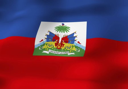 die Nationalflagge Haitis 