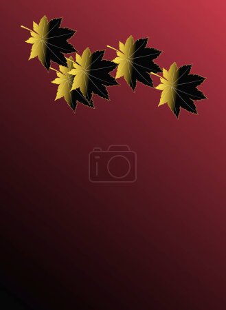 Téléchargez les photos : Motif floral de feuilles d'érable, fond - en image libre de droit