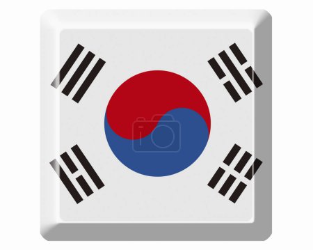 Téléchargez les photos : Le drapeau national de la Corée du Sud - en image libre de droit