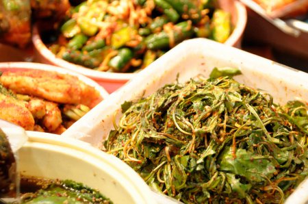 Foto de Cerca vista de deliciosa comida asiática - Imagen libre de derechos