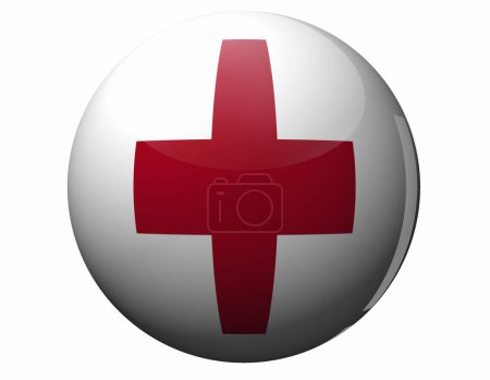 Téléchargez les photos : Croix-Rouge sur la balle - en image libre de droit