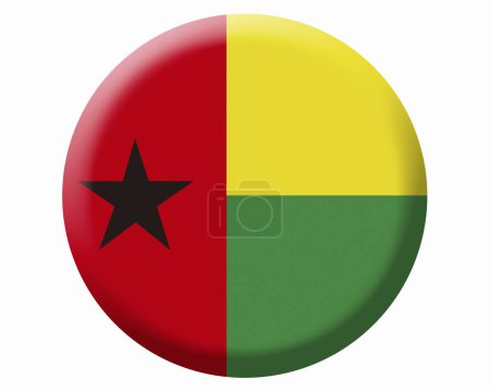 Photo for The National Flag Of Guinea-Bissau - Royalty Free Image