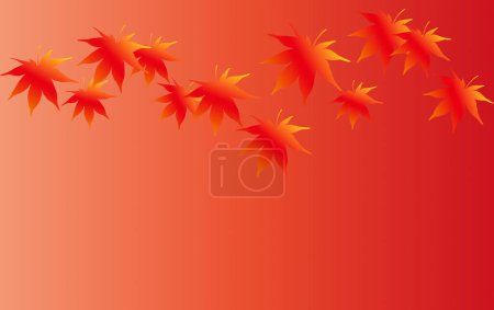 Photo for Floral pattern of maple leaves, background - Royalty Free Image