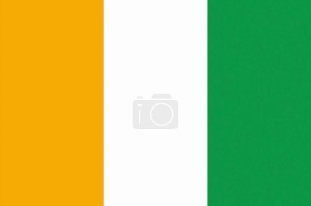 Téléchargez les photos : Le drapeau national de la Côte d'Ivoire - en image libre de droit