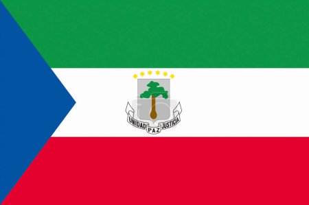 Téléchargez les photos : Le drapeau national de la Guinée équatoriale - en image libre de droit