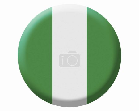Foto de La bandera nacional de Nigeria - Imagen libre de derechos