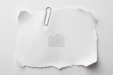Photo for Blank paper with space for your text on the white background - Royalty Free Image