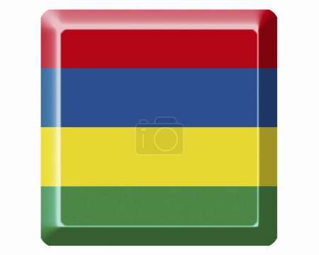 Foto de La bandera nacional de Mauricio - Imagen libre de derechos