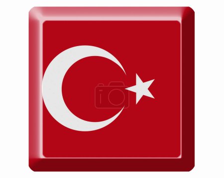 Photo for The National Flag Of Turkey - Royalty Free Image