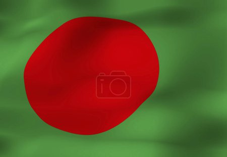 Foto de La bandera nacional de Bangladesh - Imagen libre de derechos