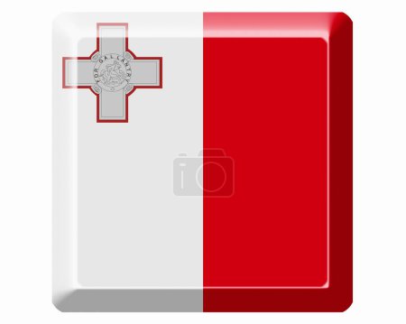 Foto de La bandera nacional de Malta - Imagen libre de derechos