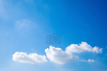 Photo for Beautiful blue sky and white clouds - Royalty Free Image