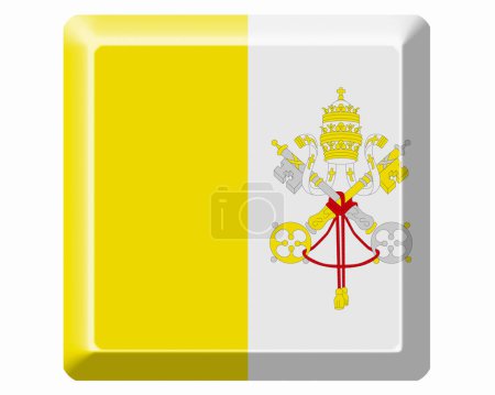 Photo for The National Flag Of Vatican - Royalty Free Image