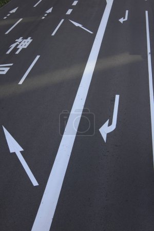 Photo for Traffic signs on the road - Royalty Free Image