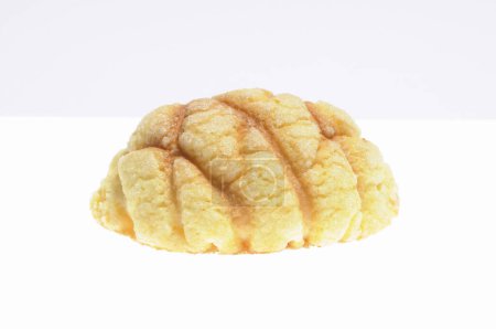 Pan dulce japonés "Melon Pan" Horneado con masa de galletas 