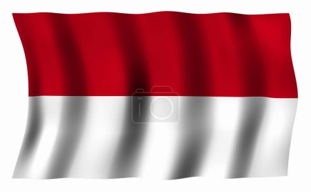 Foto de La bandera nacional de Indonesia - Imagen libre de derechos