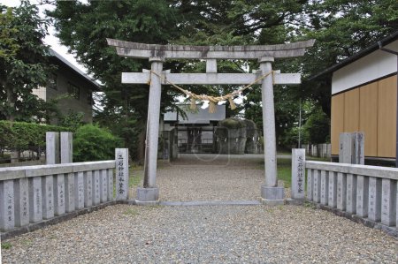 Foto de Plano escénico de hermoso viejo templo japonés - Imagen libre de derechos