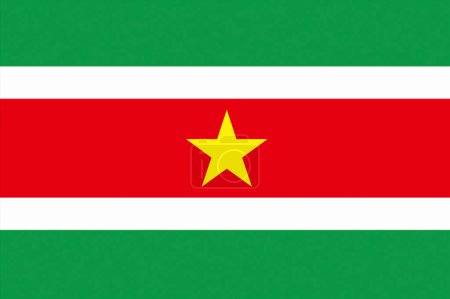 Photo for The National Flag Of Suriname - Royalty Free Image