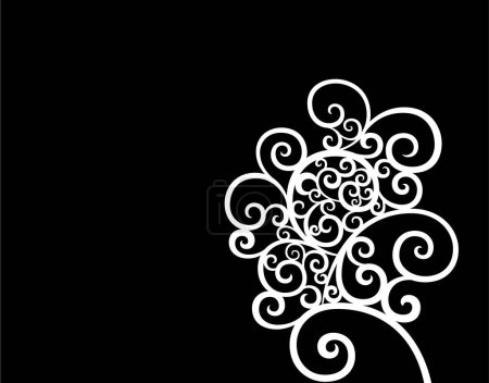 Photo for Abstract floral ornament for background - Royalty Free Image