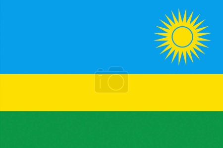 Téléchargez les photos : Le drapeau national du Rwanda - en image libre de droit