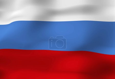 Foto de La bandera nacional de Rusia - Imagen libre de derechos