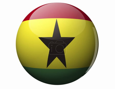 Photo for The National Flag Of Ghana - Royalty Free Image