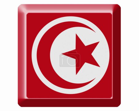 Téléchargez les photos : Le drapeau national de la Tunisie - en image libre de droit