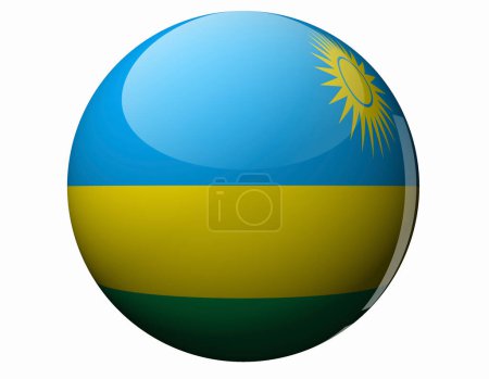 Téléchargez les photos : Le drapeau national du Rwanda - en image libre de droit