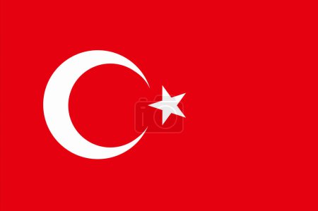 Foto de La bandera nacional de Turquía - Imagen libre de derechos