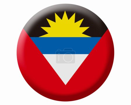Foto de La Bandera Nacional de Antigua - Imagen libre de derechos