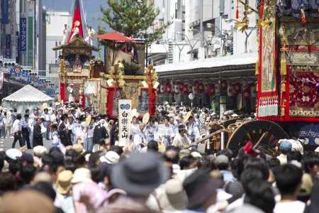 Foto de Flotador hoko gigante para el festival Gion Matsuri se celebra anualmente en Kyoto - Imagen libre de derechos