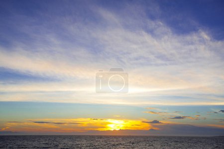 Photo for Beautiful sunset view over the sea - Royalty Free Image