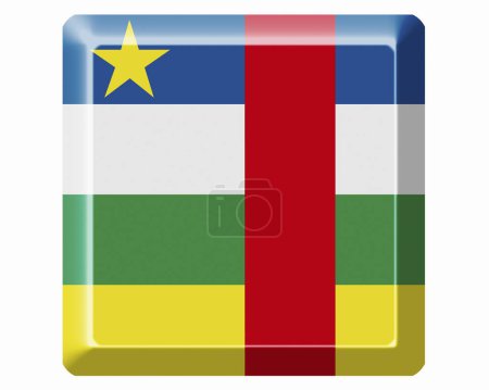 Photo for The National Flag Of Central African Republic - Royalty Free Image