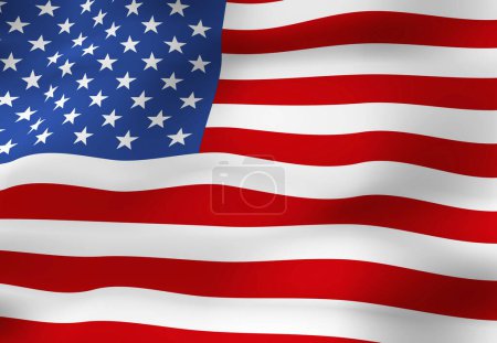 Foto de La Bandera Nacional de Estados Unidos de América - Imagen libre de derechos