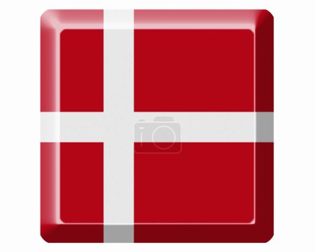 Photo for The National Flag Of Denmark - Royalty Free Image