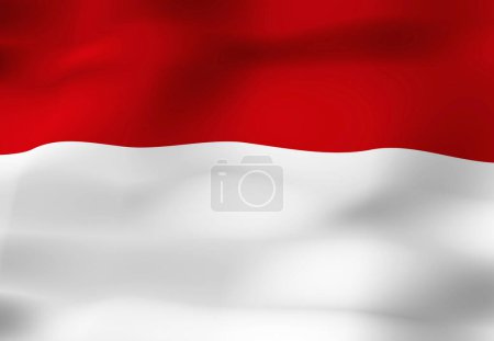 Téléchargez les photos : Le drapeau national de l'Indonésie - en image libre de droit