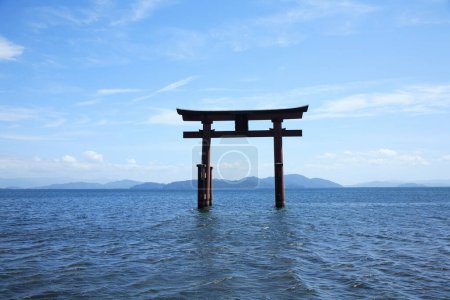 Photo for Shirahige shrine in Lake Biwa - Royalty Free Image