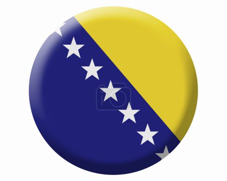 Téléchargez les photos : Le drapeau national de Bosnie-Herzégovine - en image libre de droit