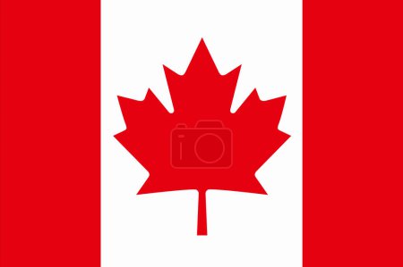 Foto de La Bandera Nacional de Canadá - Imagen libre de derechos