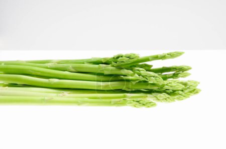 Photo for Green asparagus isolated on the white background - Royalty Free Image