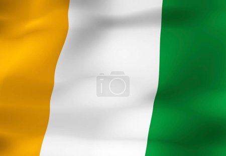 Foto de La bandera nacional de Irlanda - Imagen libre de derechos